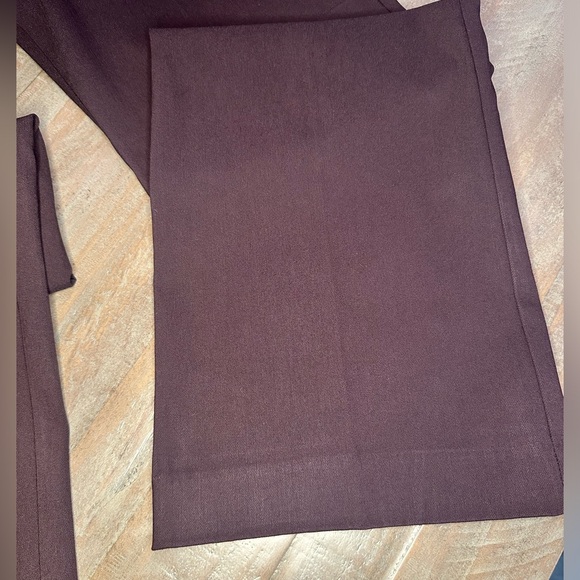 NWT Burgandy Rekucci Curvy Woman Ease into Comfort Barely Bootcut Plus Size Pant - Picture 4 of 10